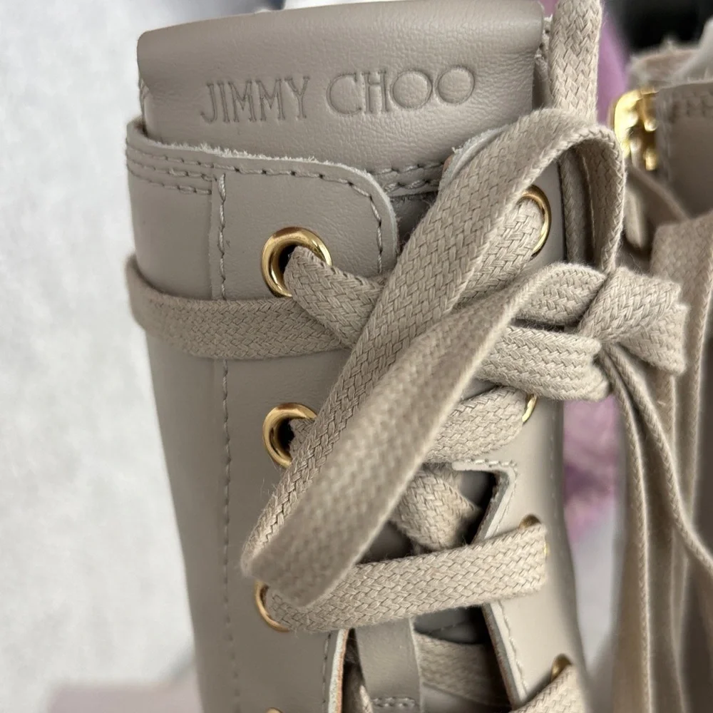NWT - Jimmy Choo Boots - Light Sand - Picture 9 of 14